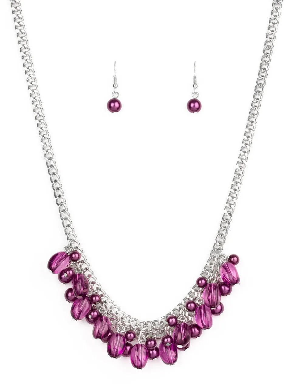 5th Avenue Flirtation Purple Necklace Set