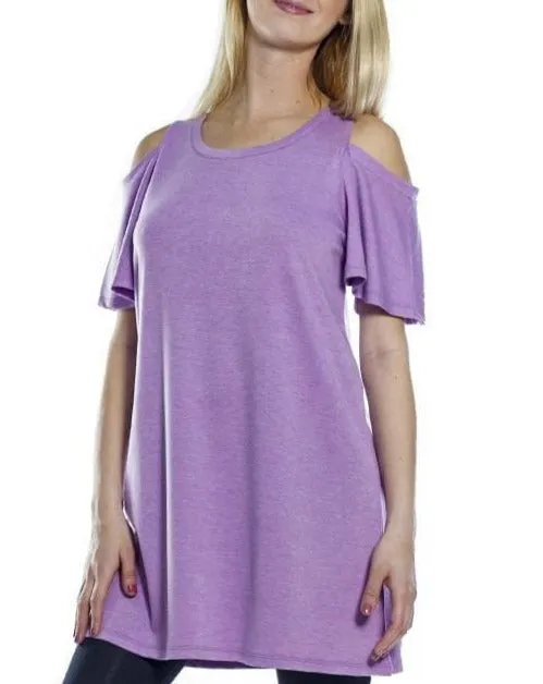 Ahh Dreams Flutter Sleeve Tunic - FINAL SALE