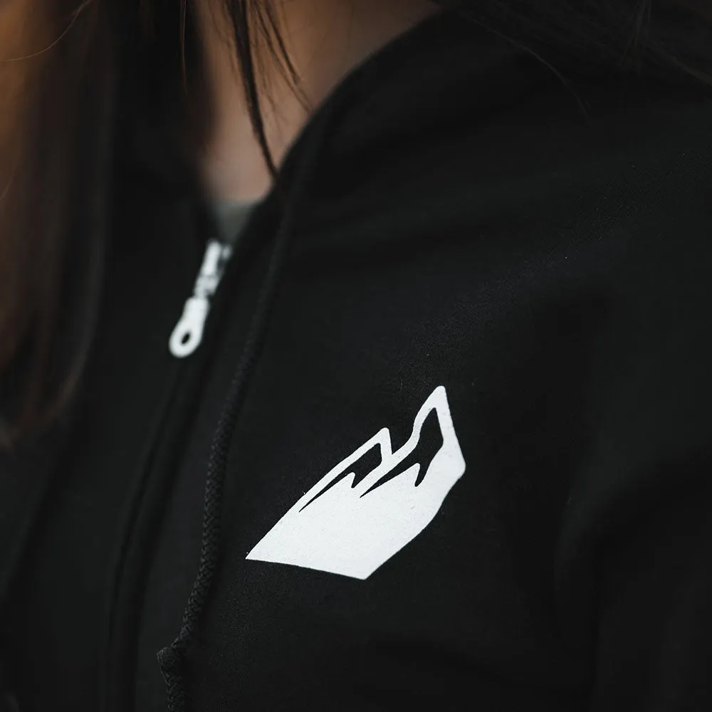 AreaBFE Logo Zip Up Hooded Sweatshirt Unisex