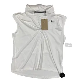 Athletic Tank Top By Nike Apparel In White, Size: M