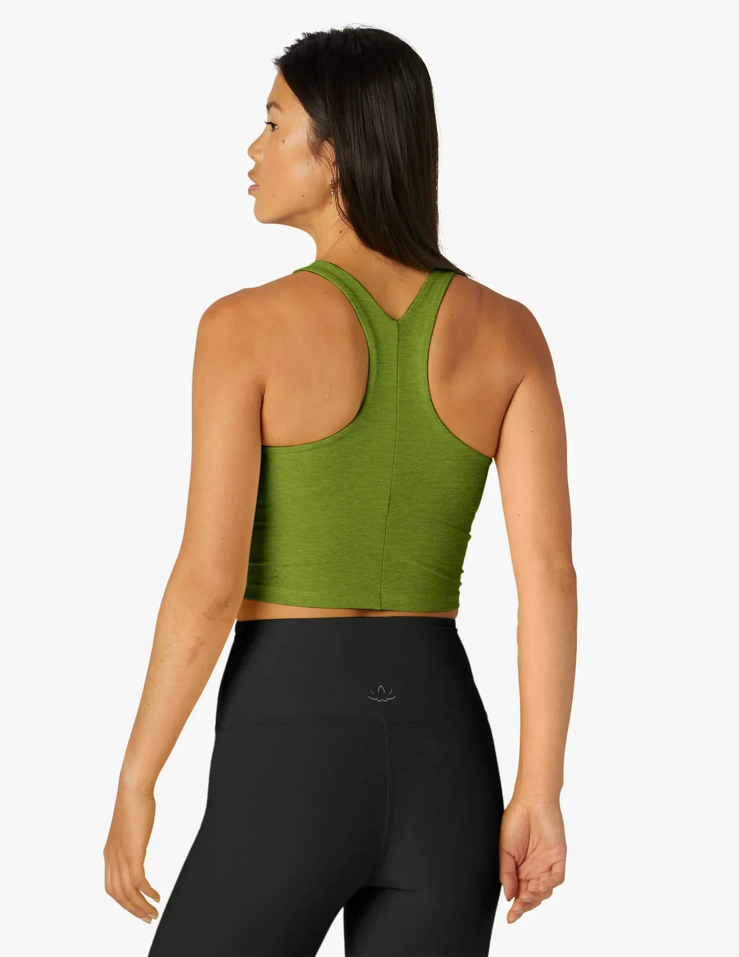 Beyond Yoga Focus Cropped Tank - Fern