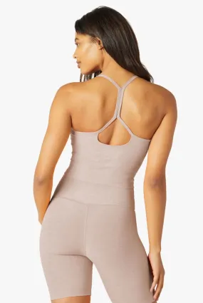 Beyond Yoga Slim Racerback Cropped Tank - Chai