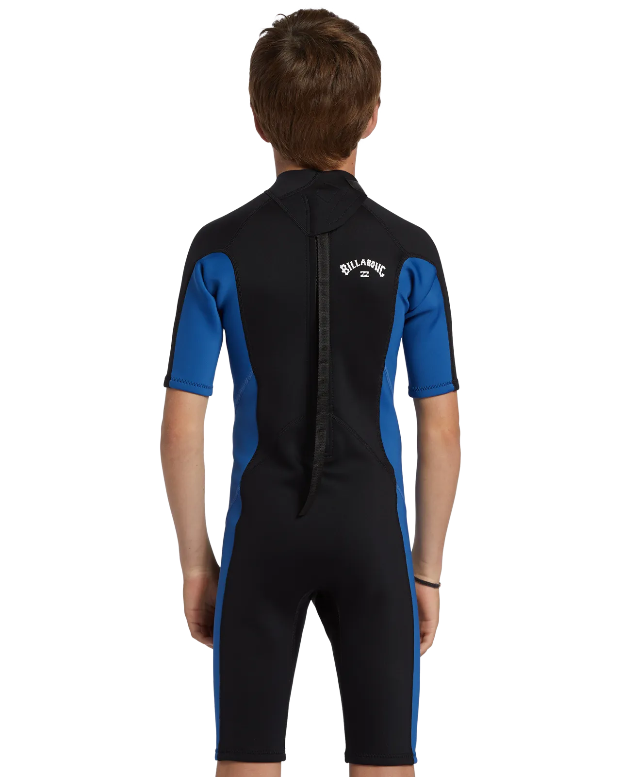 Billabong Kids 2mm Foil Back Zip Short Sleeve Shortie Springsuit Wetsuit