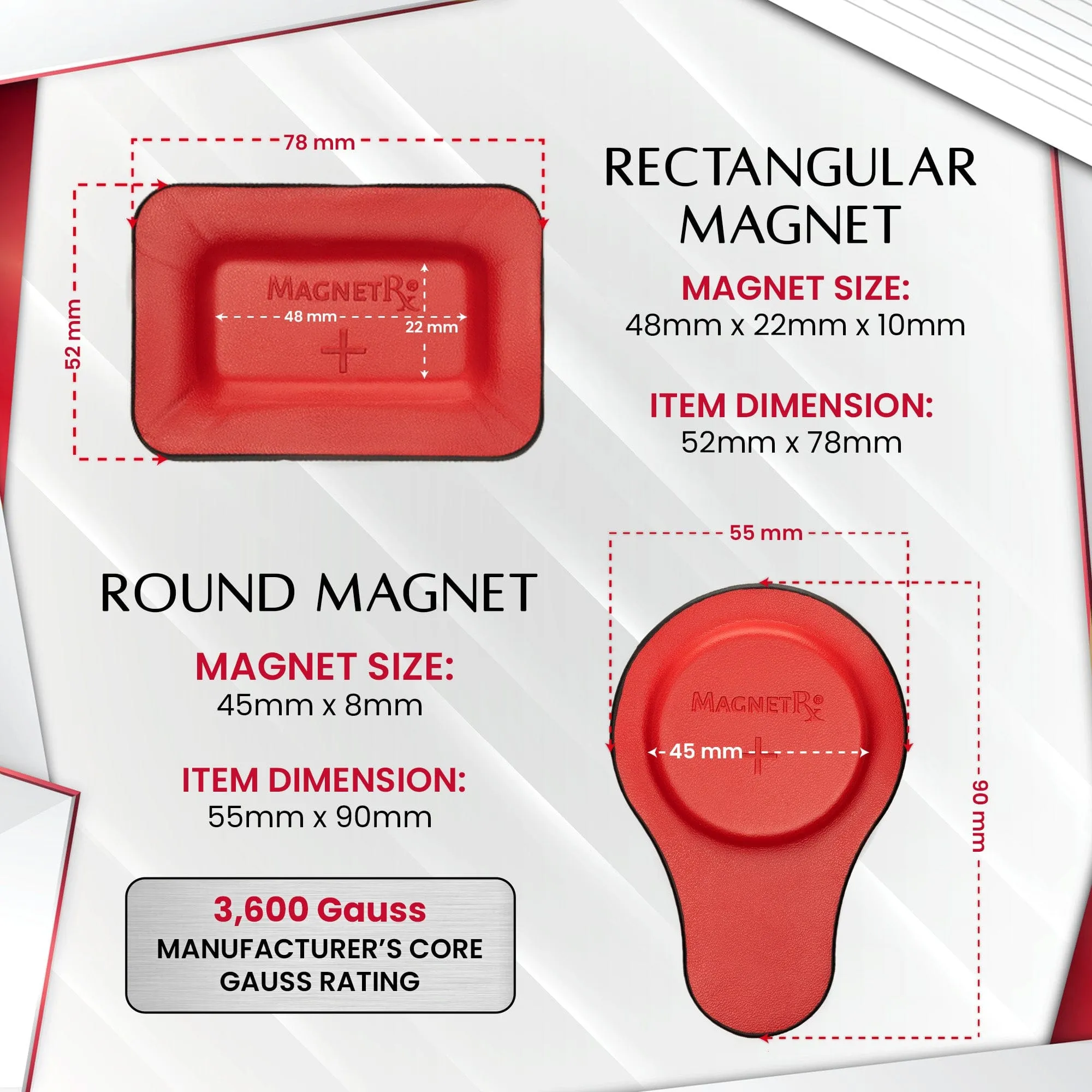 Biomagnetic Therapy Magnets Kit (12 Mixed Units)