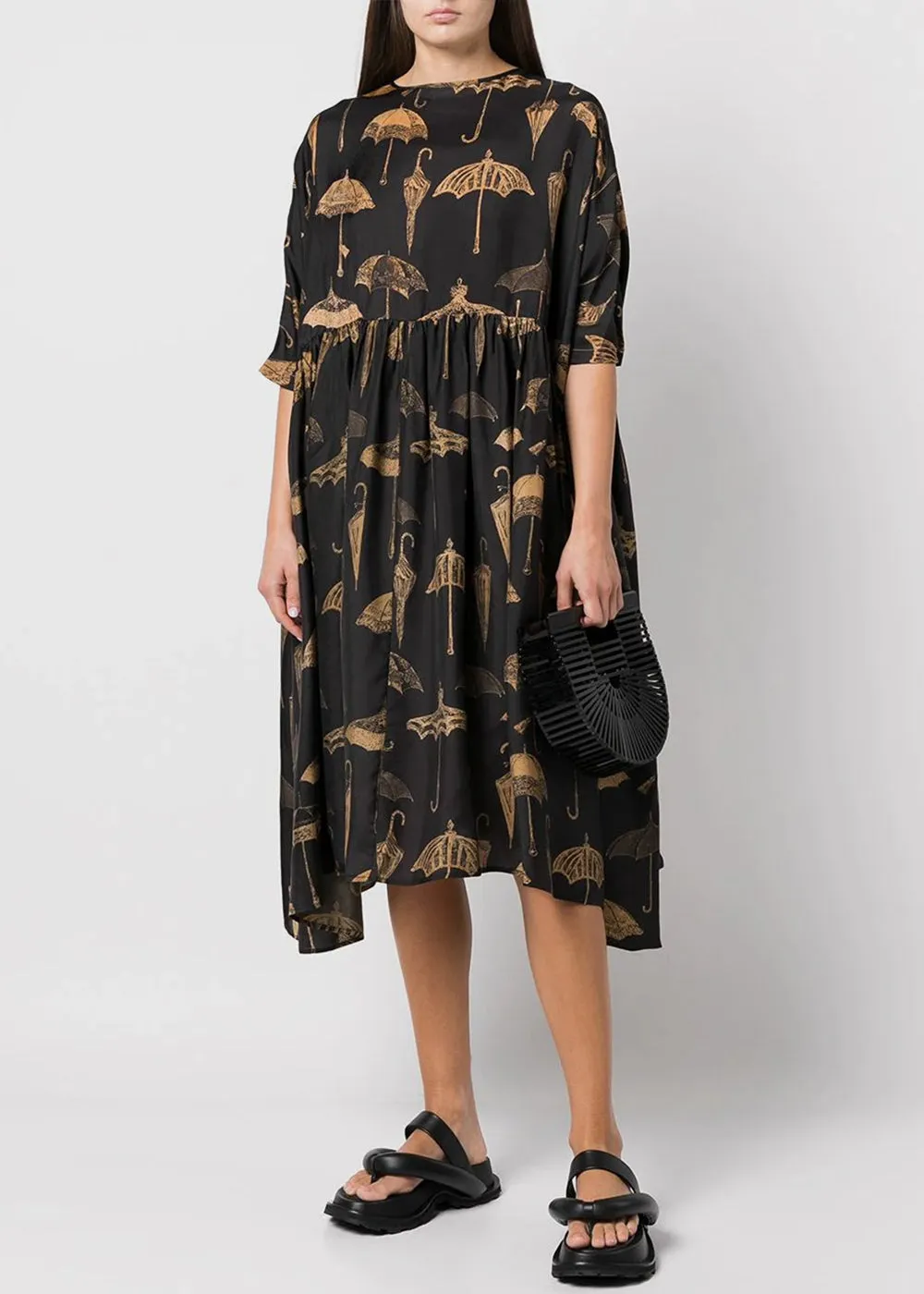 Black & Tan Agnus Dress