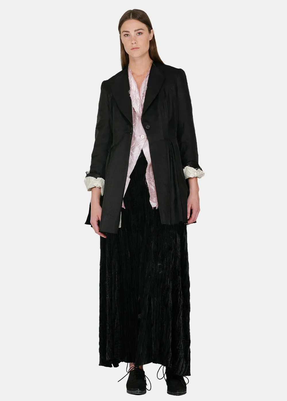 Black Caviar Mid Frock Coat