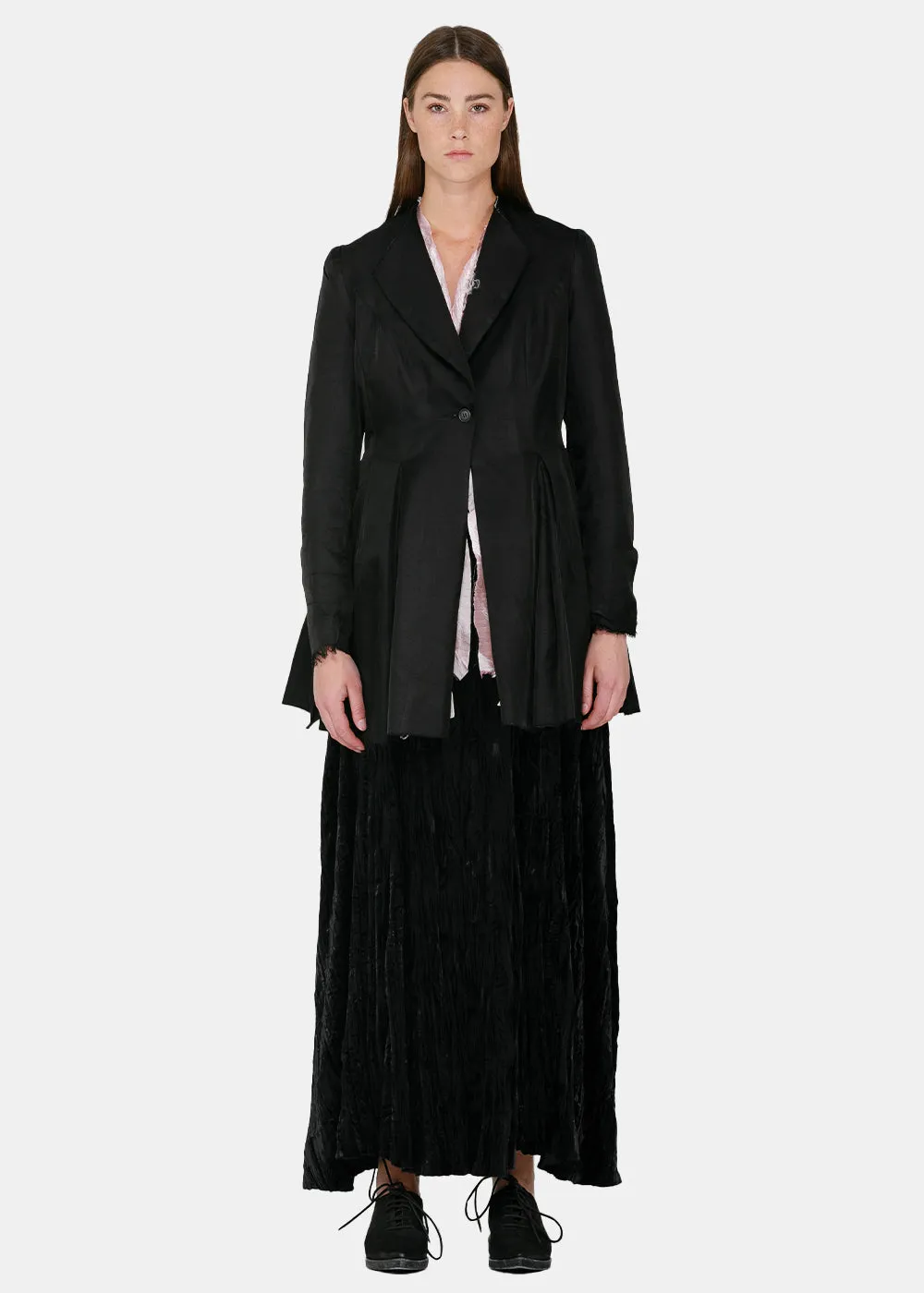 Black Caviar Mid Frock Coat