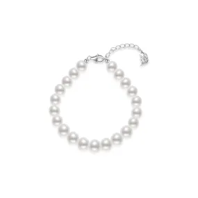 Brilliant Lustre White Freshwater Pearl Bracelet WB00169