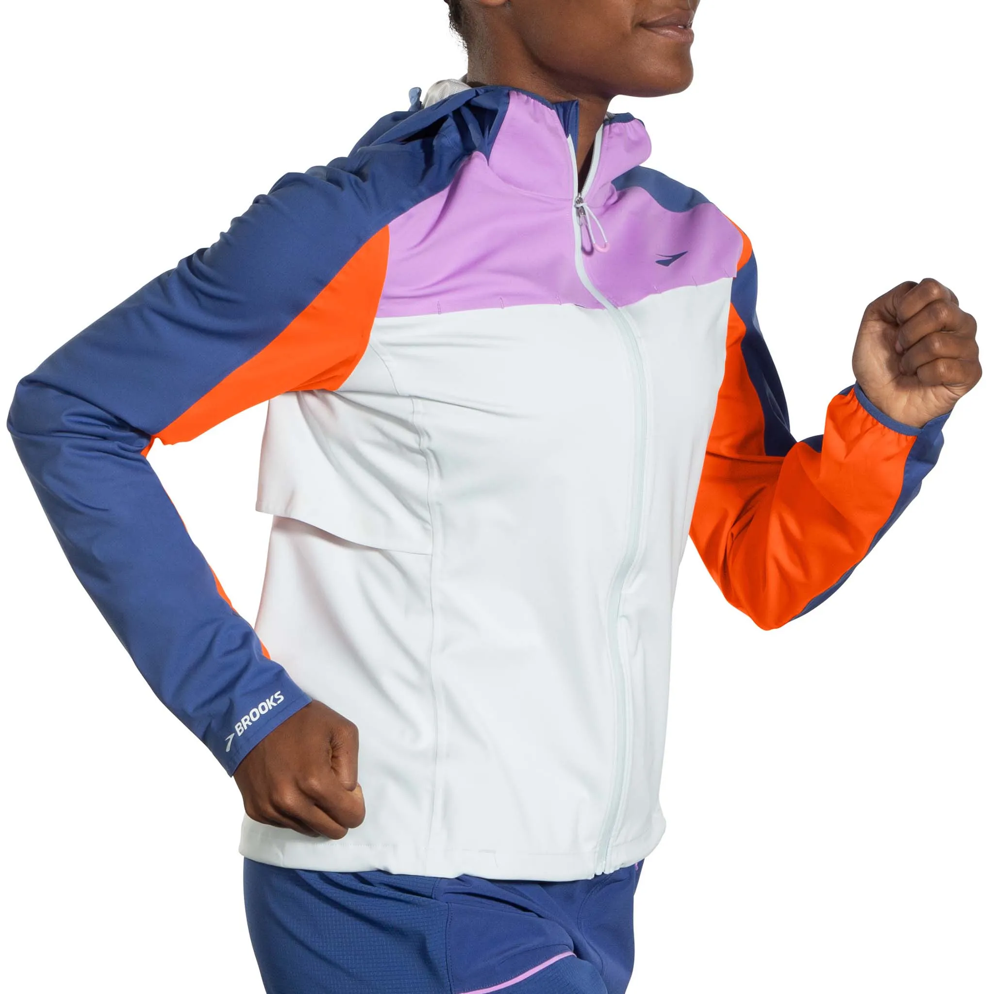 Brooks | Women's High Point Waterproof Jacket - Lt Slate