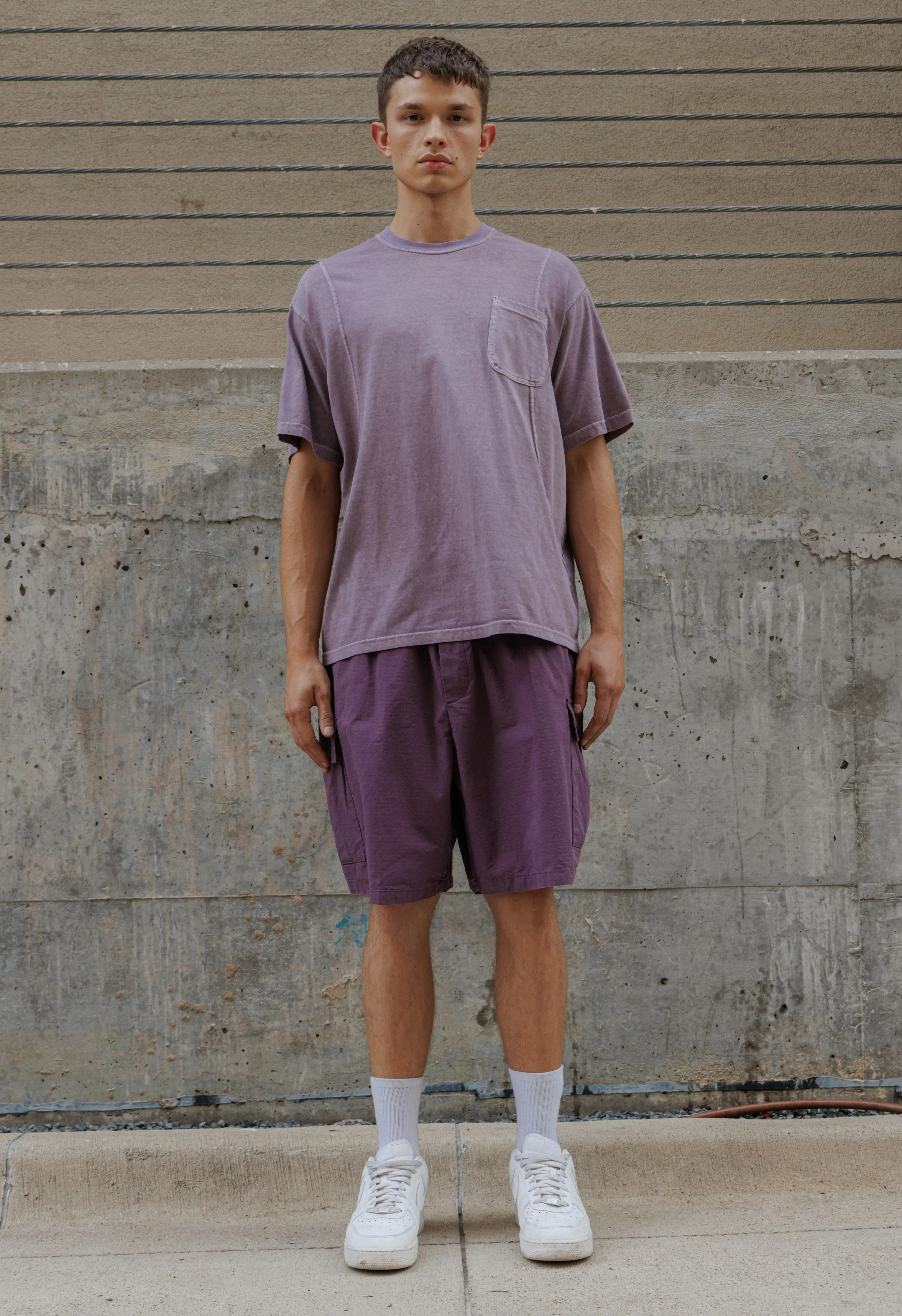 Cargo Shorts in Plum