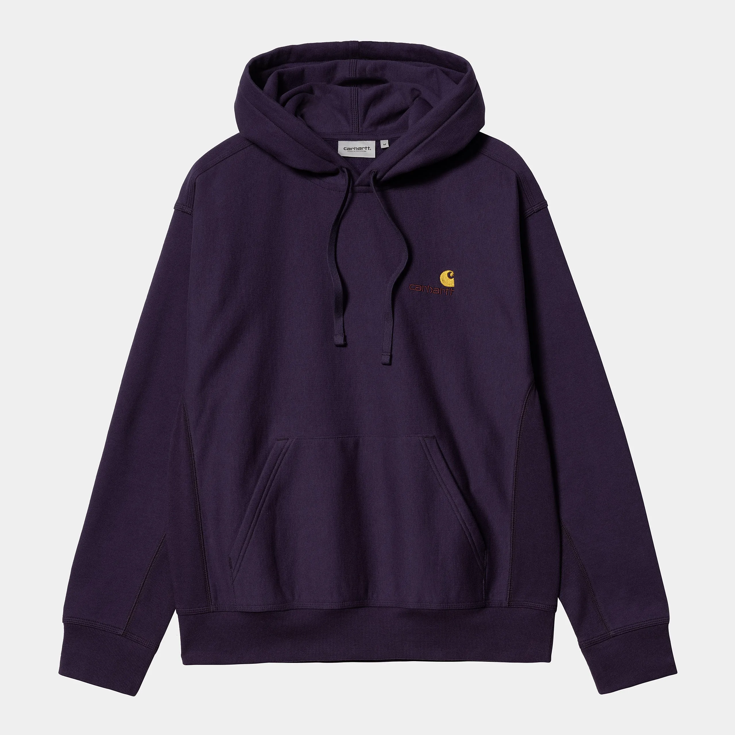 Carhartt WIP - American Script Pullover Hooded Sweatshirt - Cassis