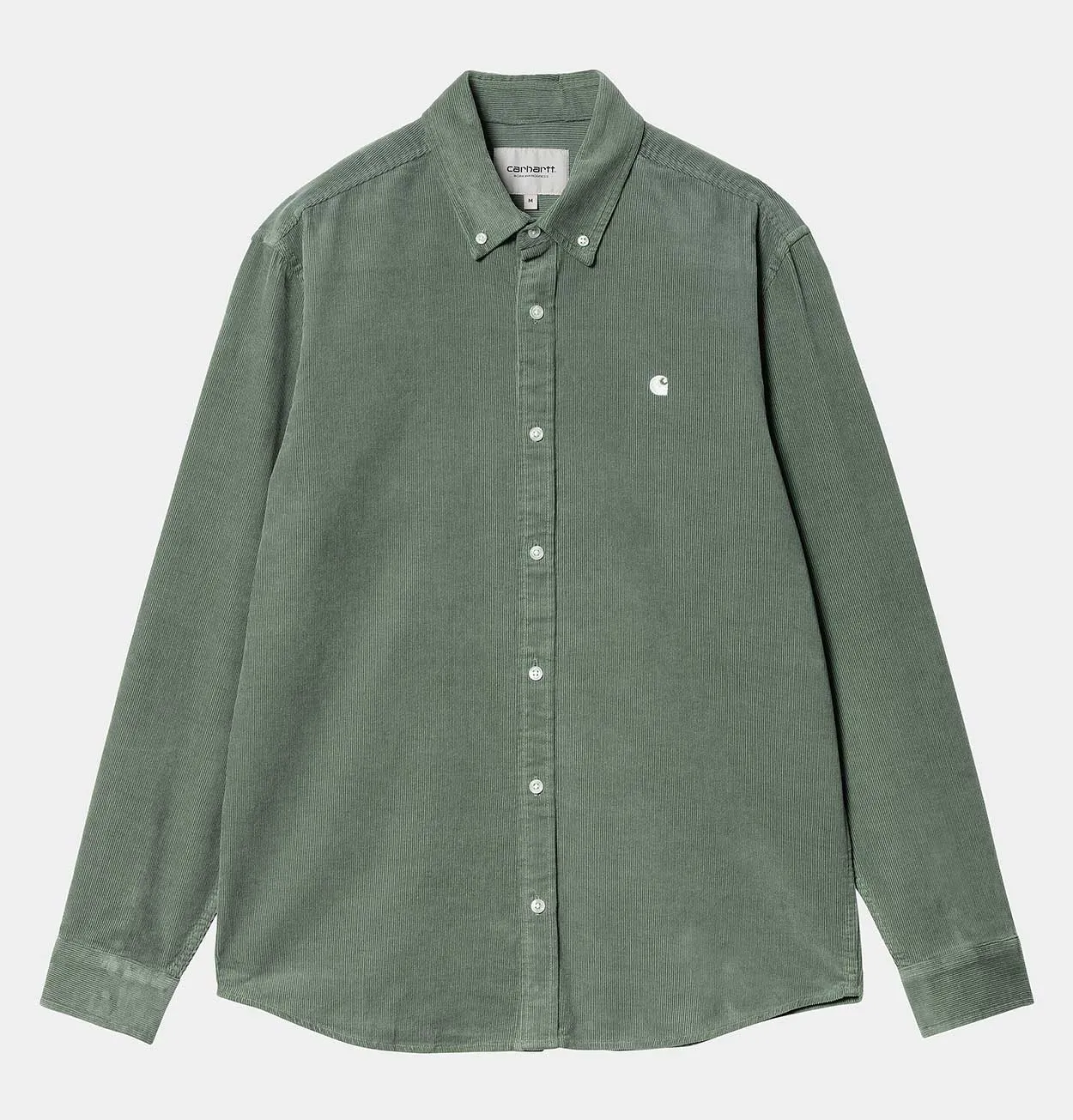 Carhartt WIP Madison Fine Cord Shirt in Park