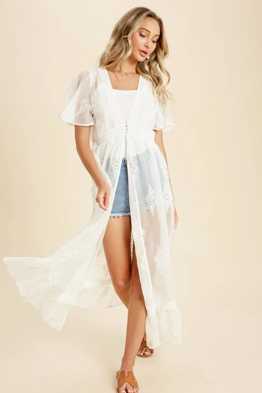 Cecilia Lace Kimono