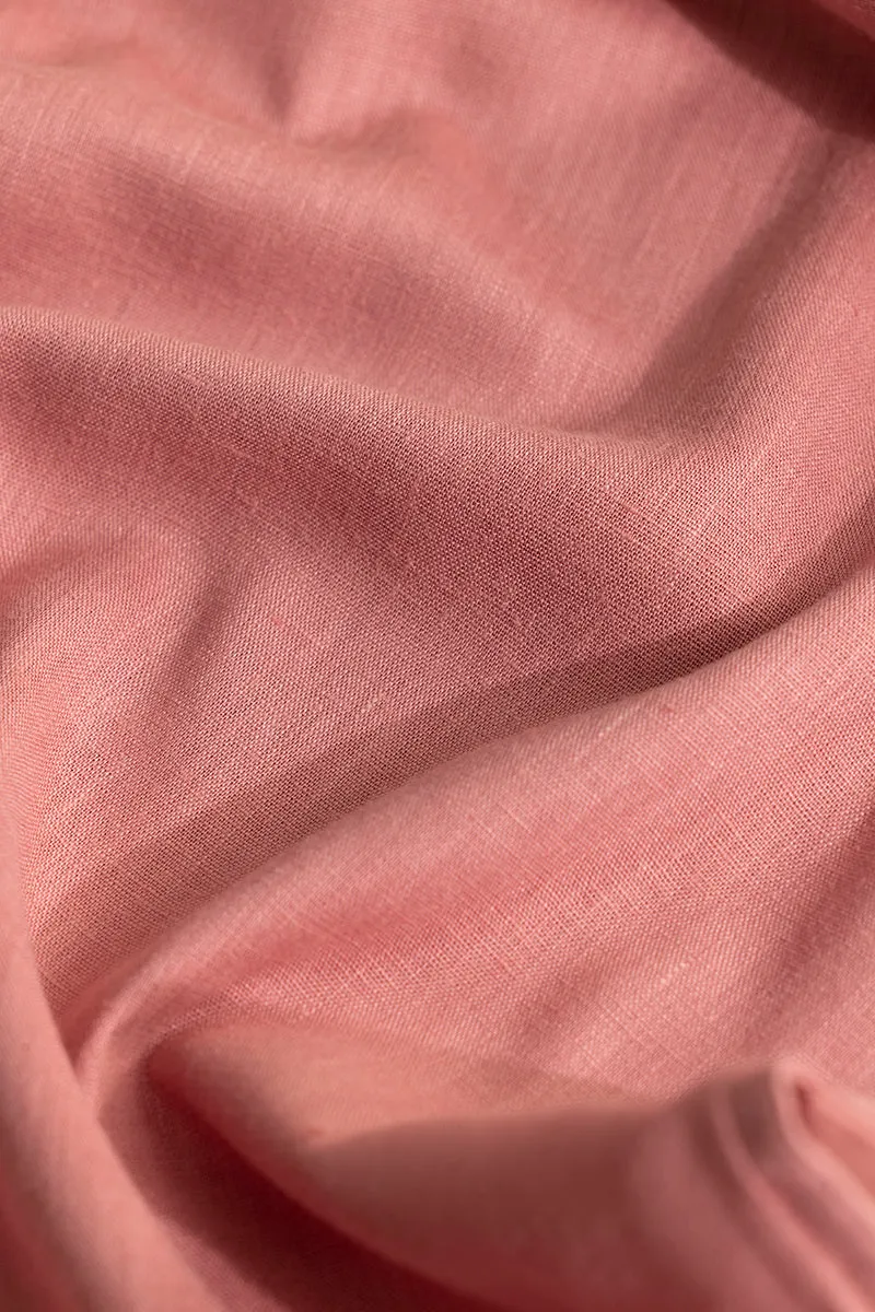 Classic Mandarin Pink Shirt