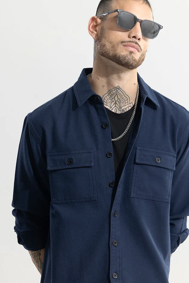 Clyster Navy Overshirt