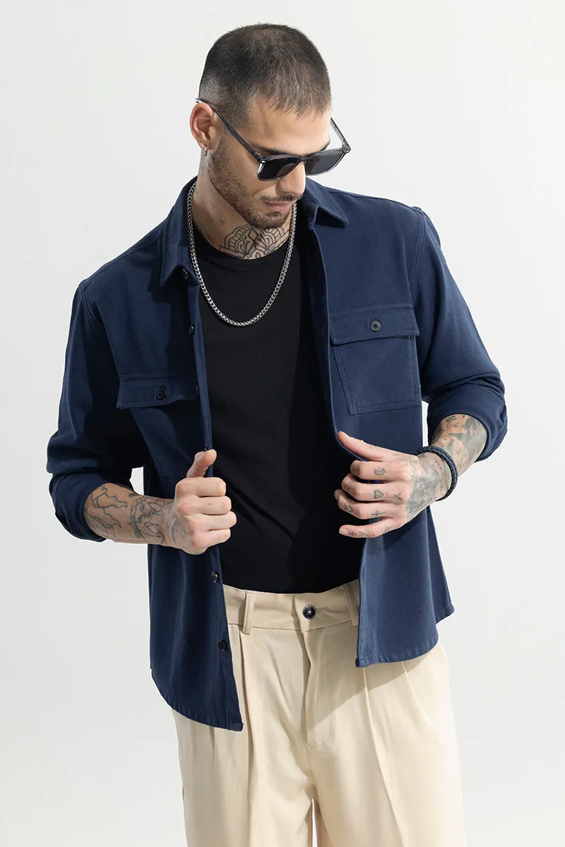 Clyster Navy Overshirt