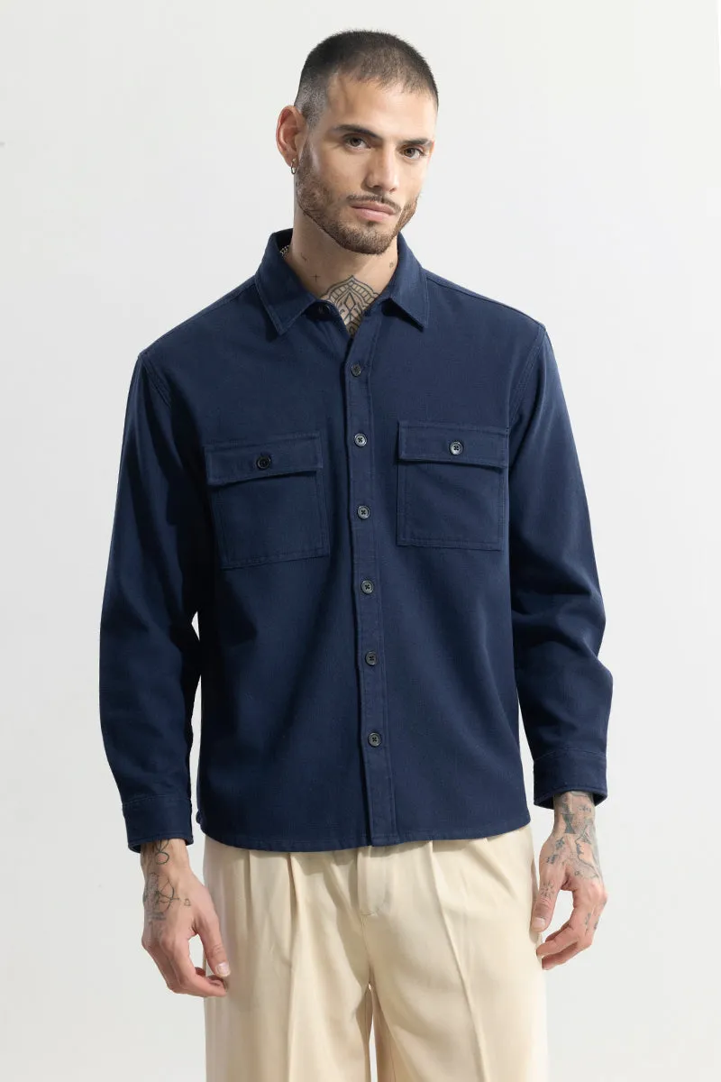 Clyster Navy Overshirt