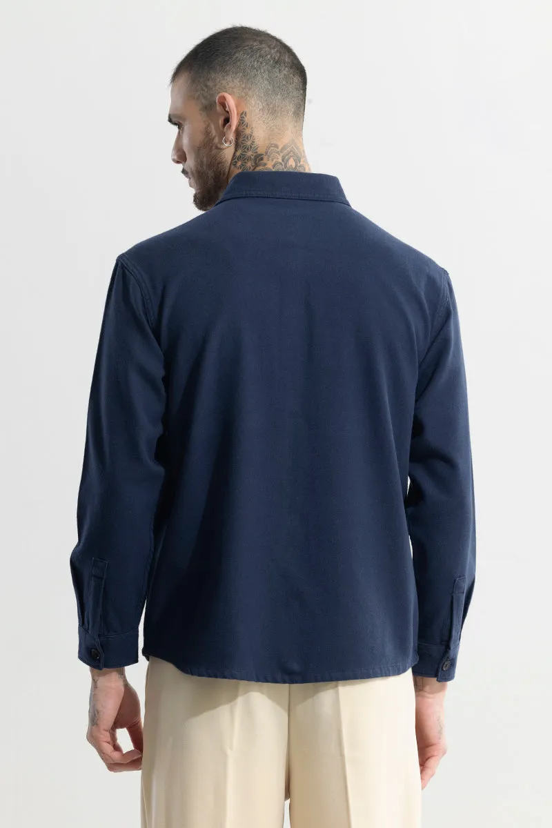 Clyster Navy Overshirt