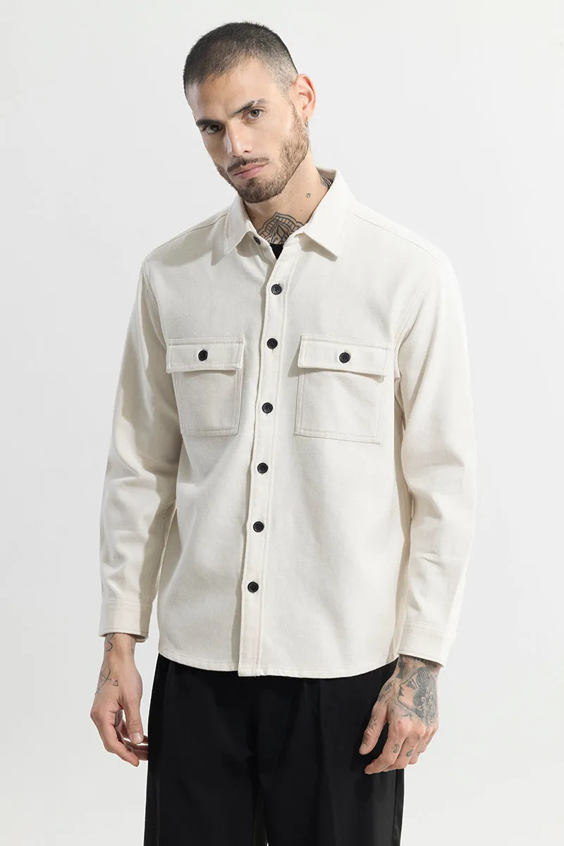 Clyster Off-White Overshirt