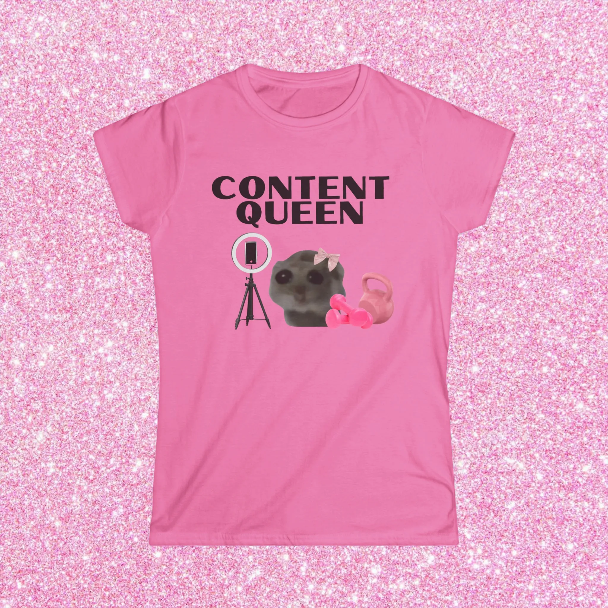 CONTENT QUEEN- BABY TEE