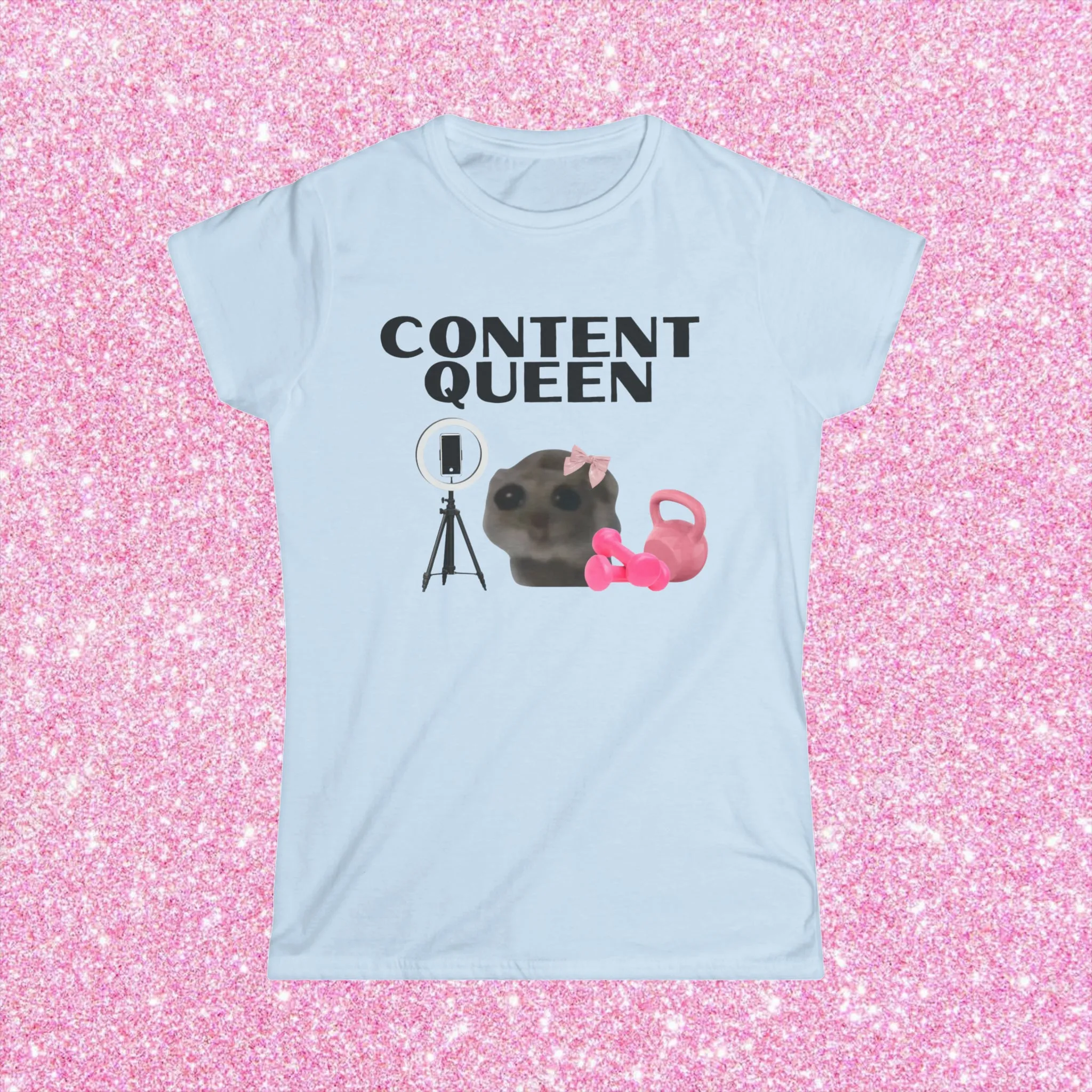 CONTENT QUEEN- BABY TEE