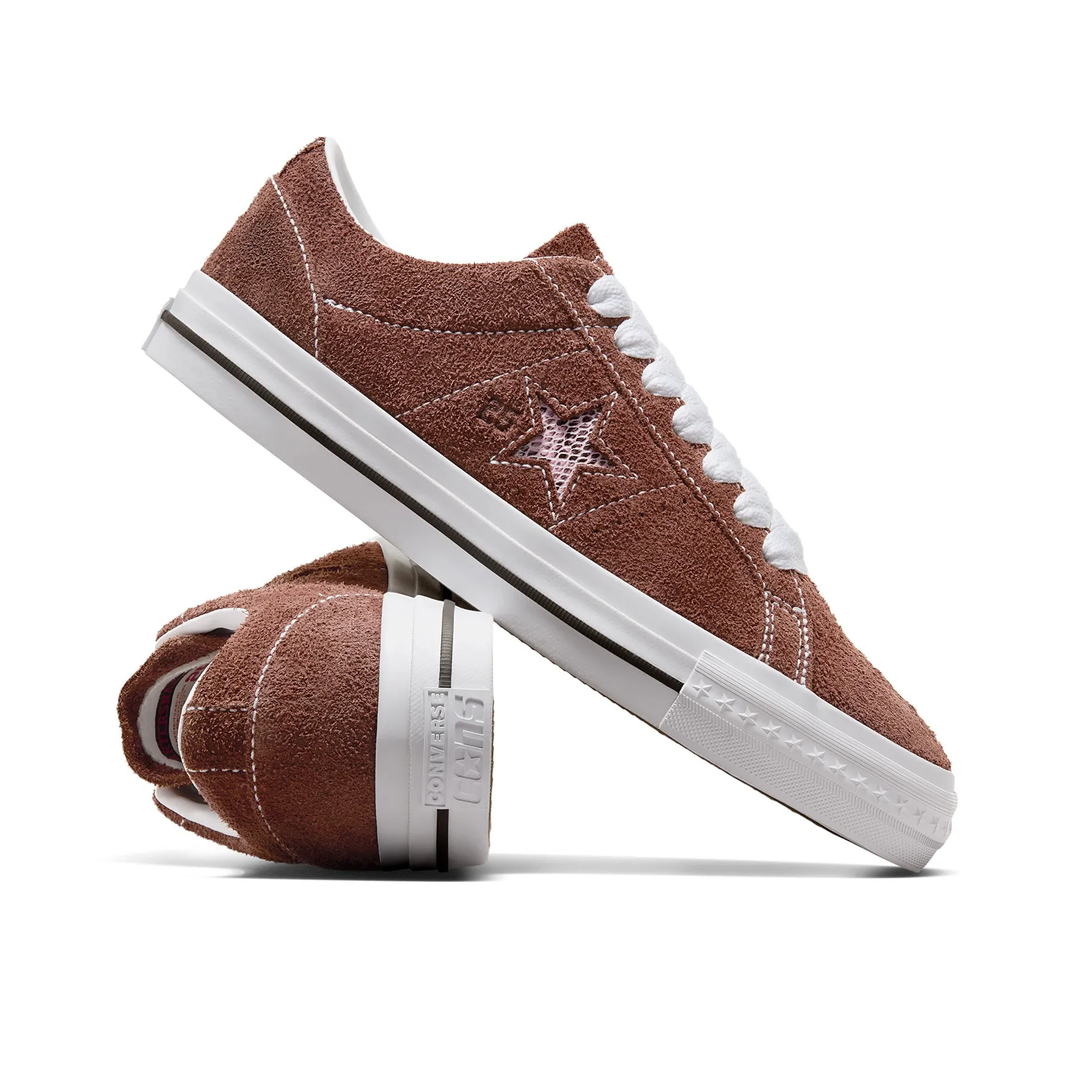 Converse CONS x Quartersnacks One Star Pro Ox Dark Clove/White