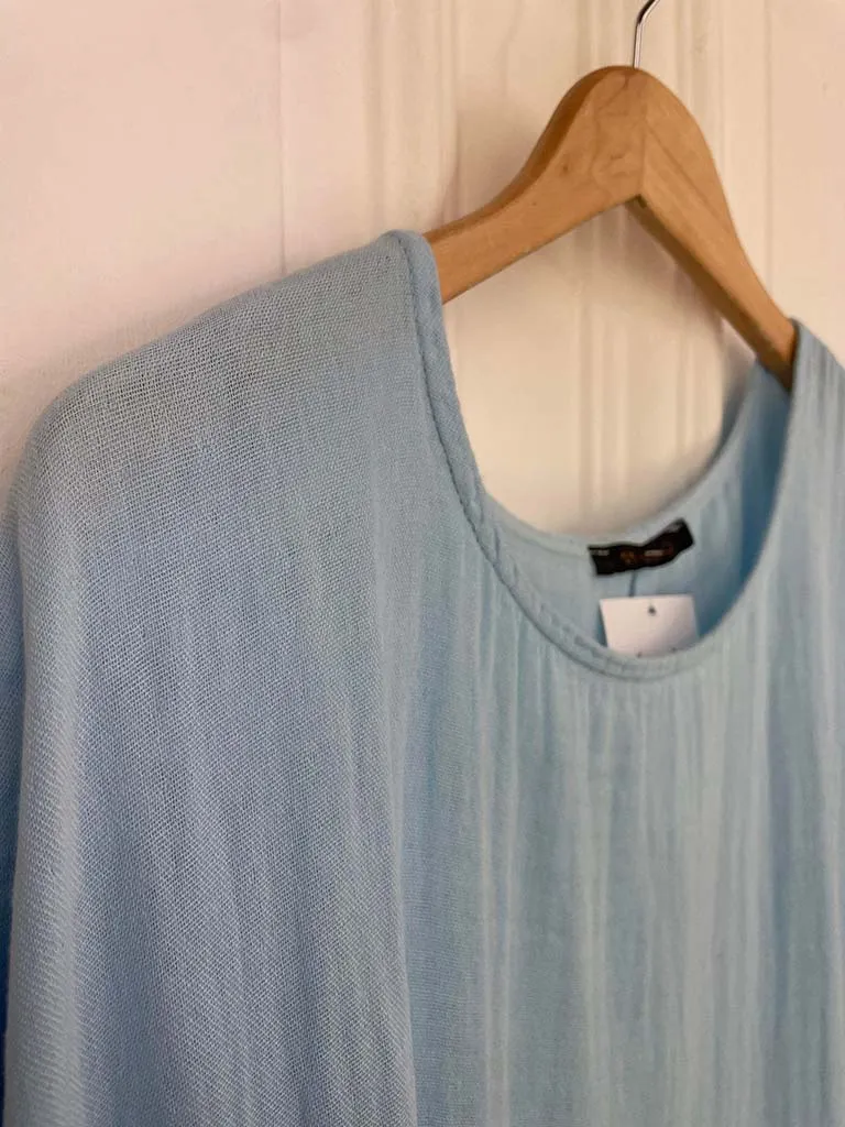 Cotton Smock Tunic - Sky