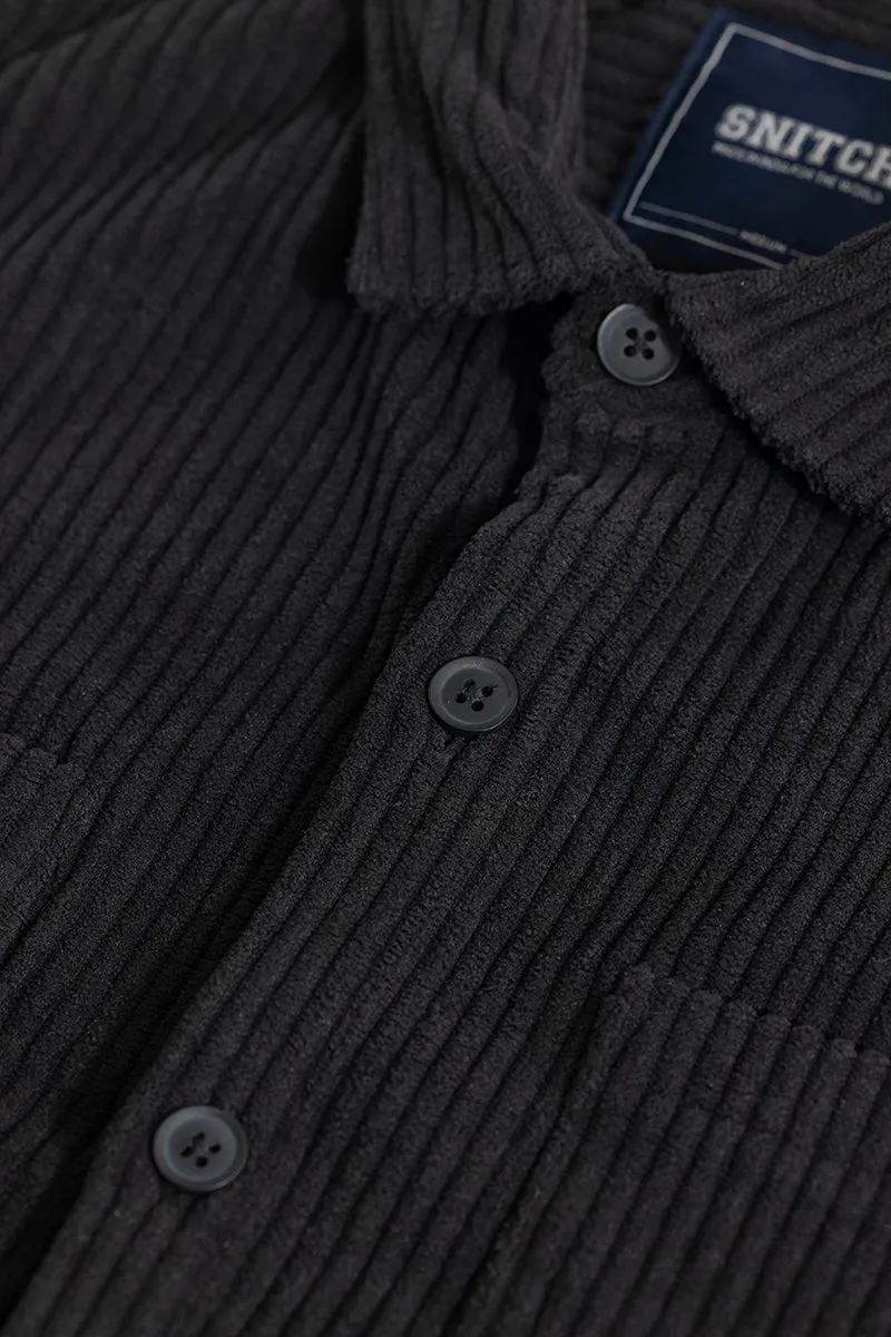 Cozy Cord Black Shirt