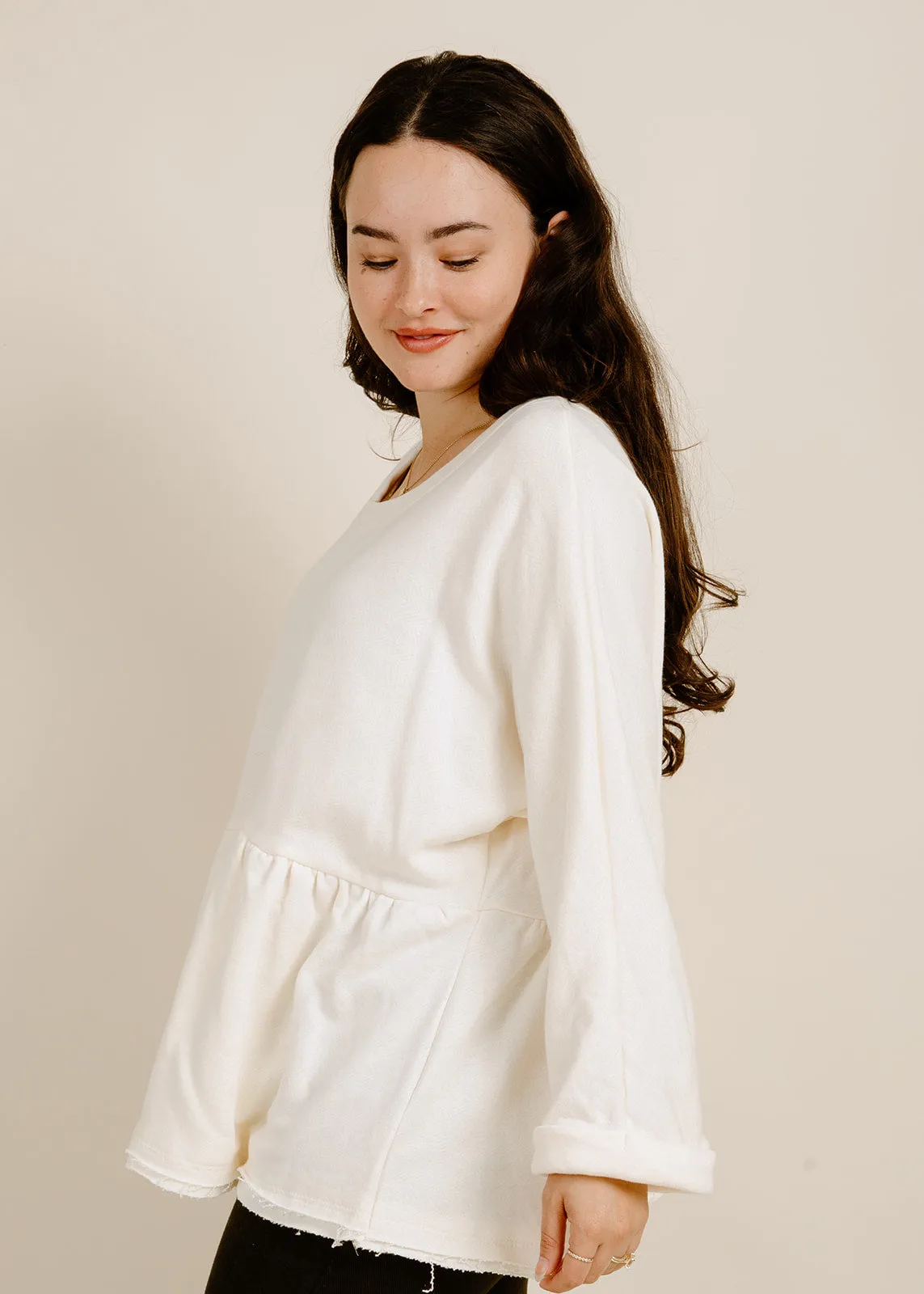 Cozy Nights Top - Cream