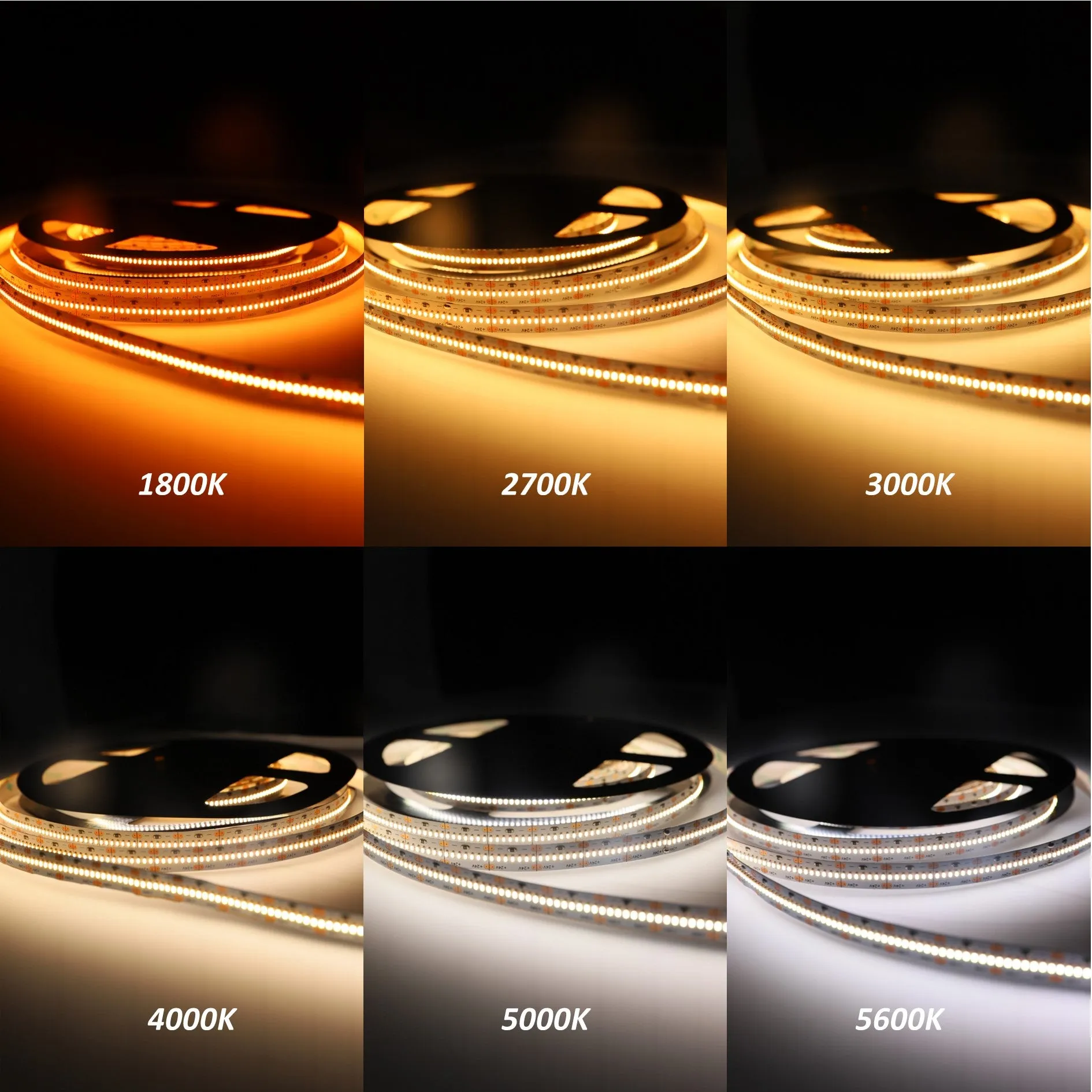 CRI-MAX CRI 95  High Brightness LED Flexible Strip 4000K 5000K - 420 LEDs/m - 5m/Reel