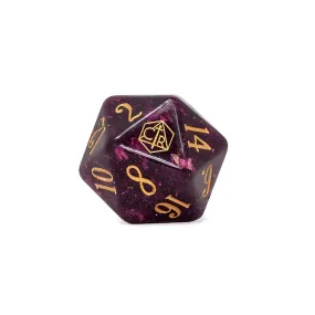 Critical Role Oversized Purple D20 Die