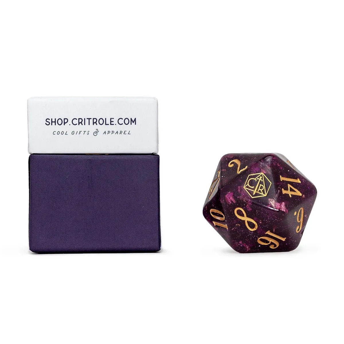 Critical Role Oversized Purple D20 Die