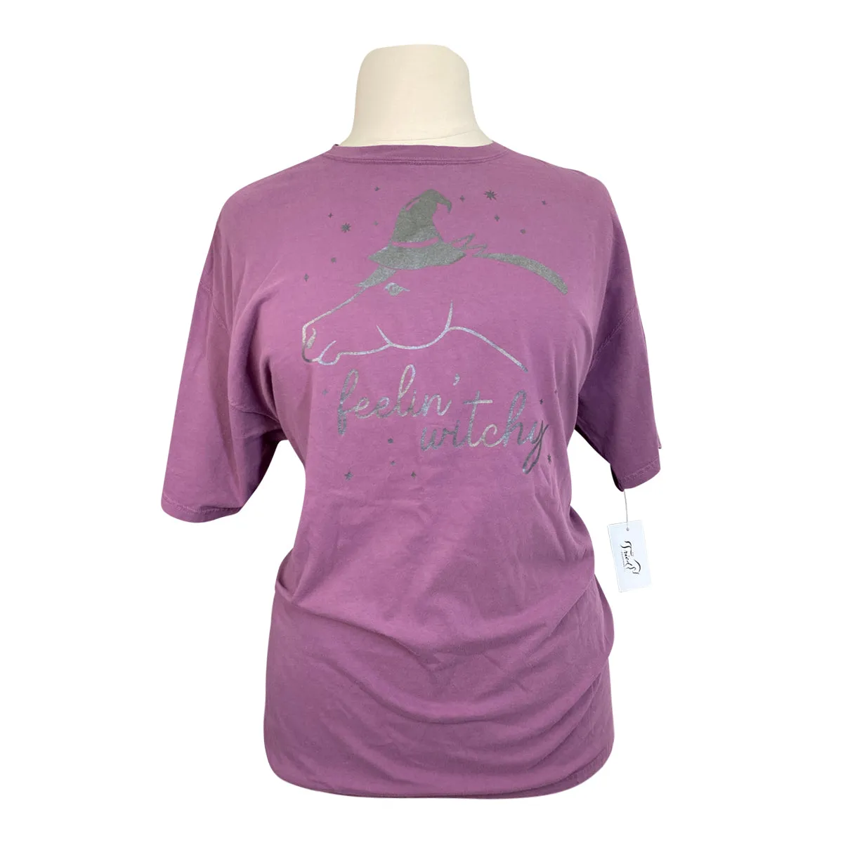 Dapplebay 'Feelin Witchy' Tee in Purple - Women's XL