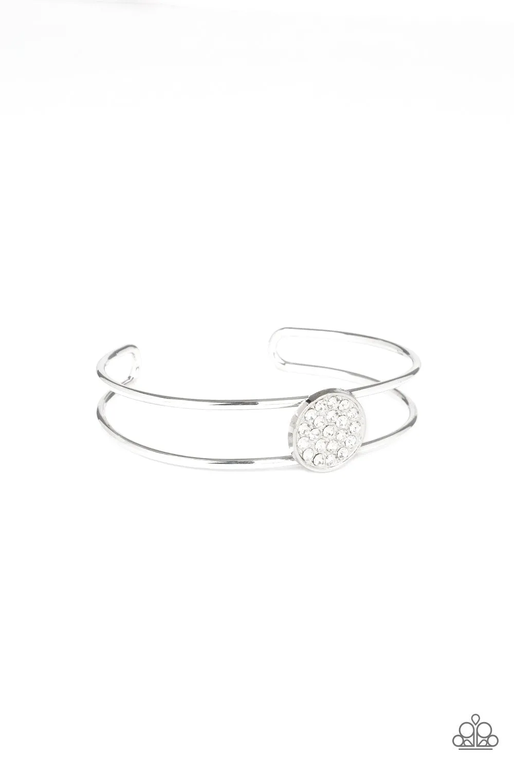 Dial Up The Dazzle White Bracelet