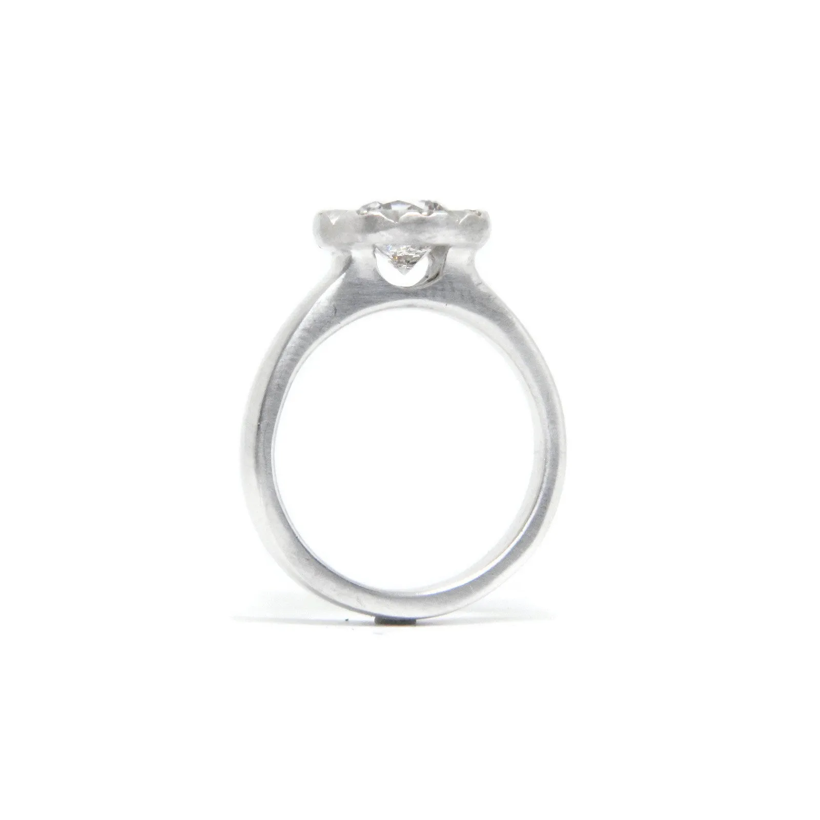 e. scott nuptials... The Modern Halo Engagement Ring