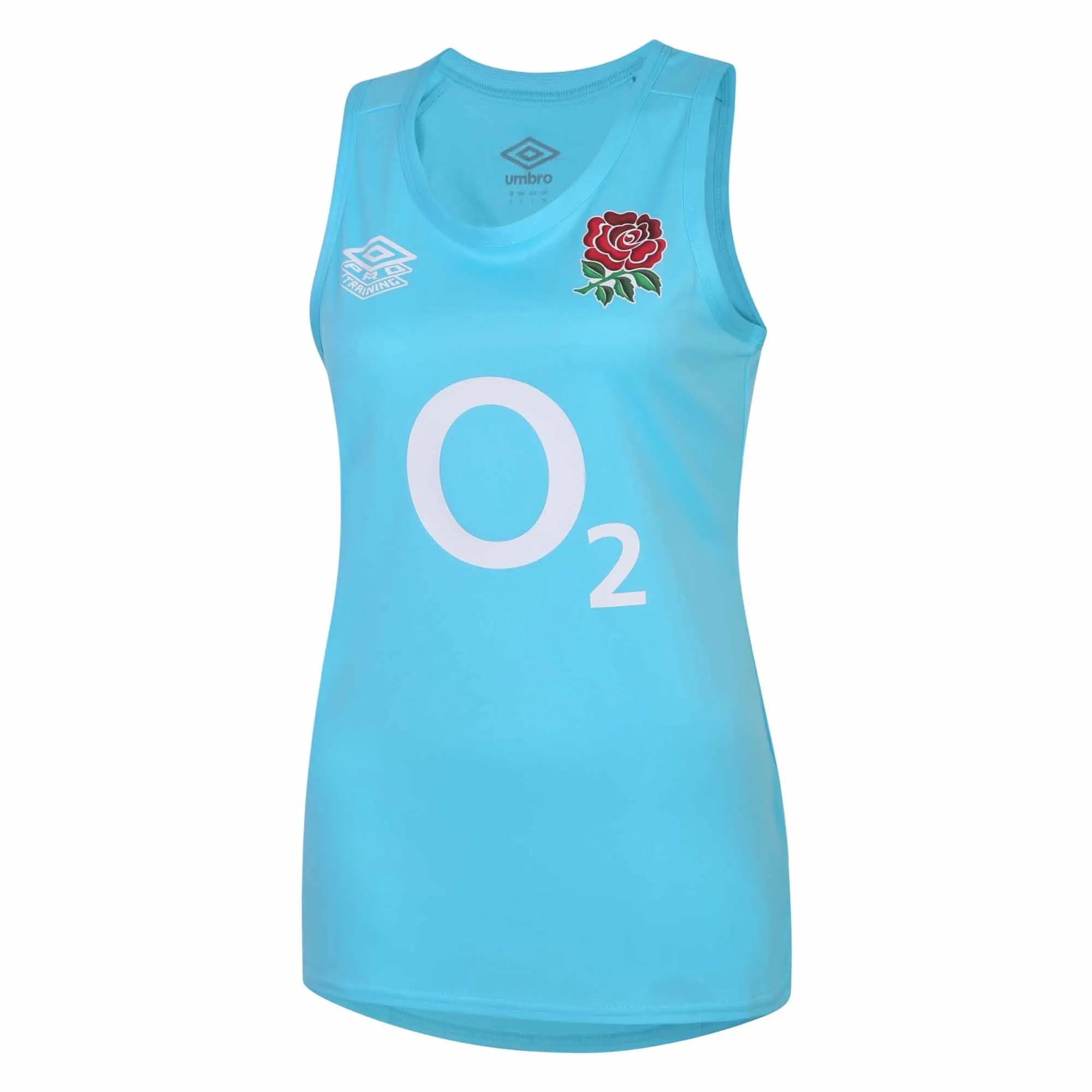 England Rugby Racer Back Vest 22/23 - Sky Blue