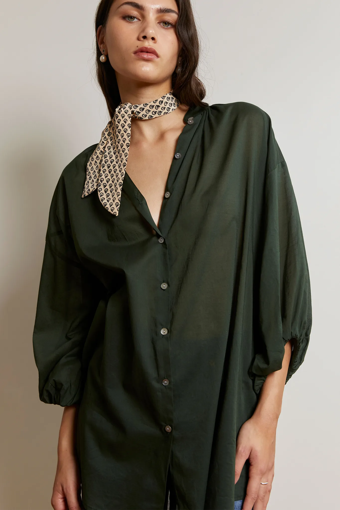 Everyday Shirt | Cotton Voile | Jungle