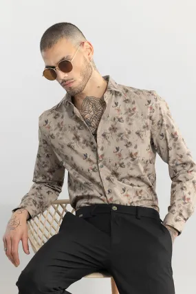 Fallen Flower Beige Shirt