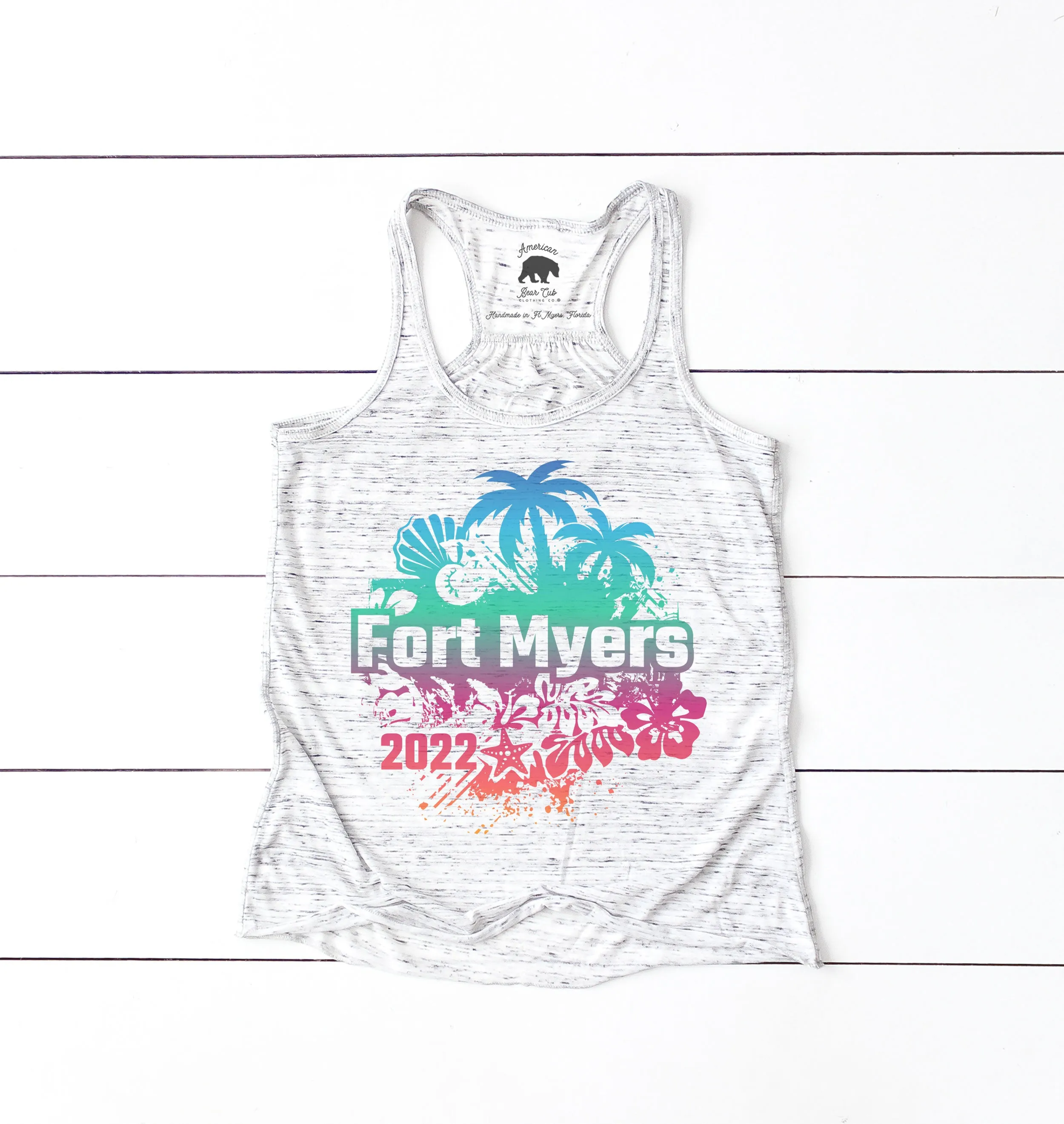 Fort Myers 2022 flowy racerback tank top