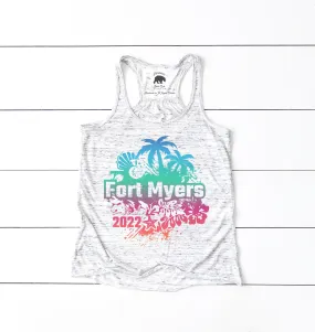 Fort Myers 2022 flowy racerback tank top