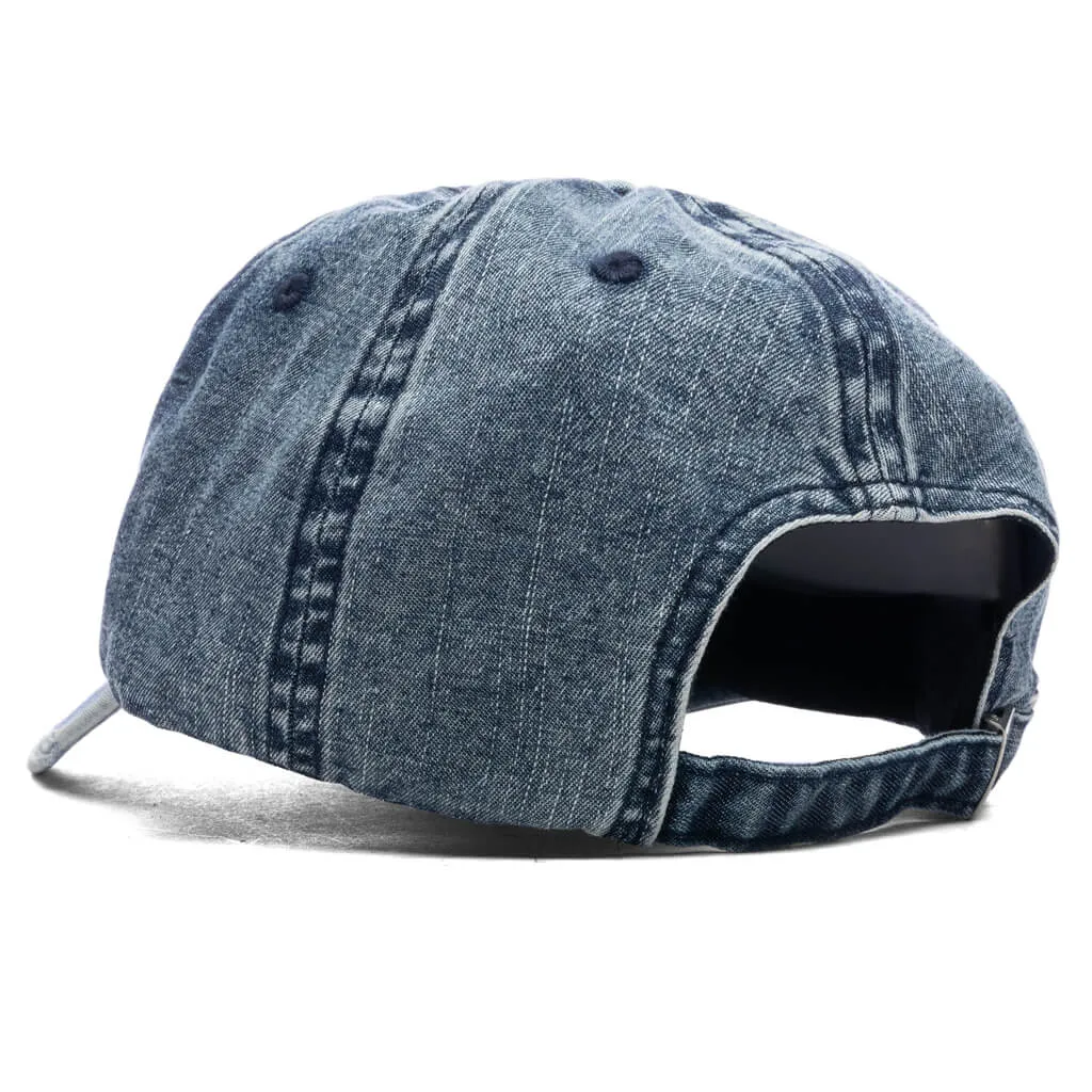 Friends Distressed Denim Cap - Distressed Denim