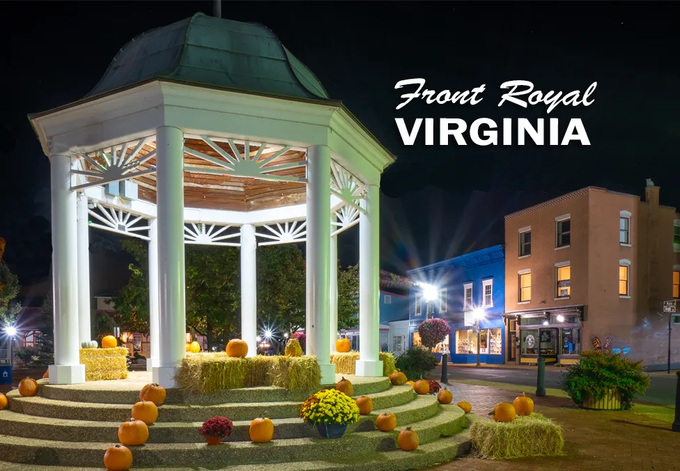 Front Royal, Virginia 2"x3" Photo Magnet - Fall at the Gazebo