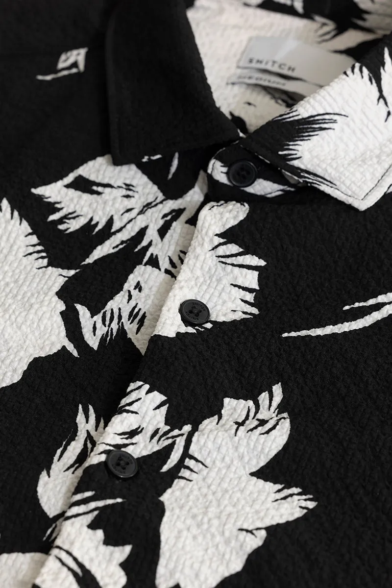 Grandiflora Black Seersucker Shirt