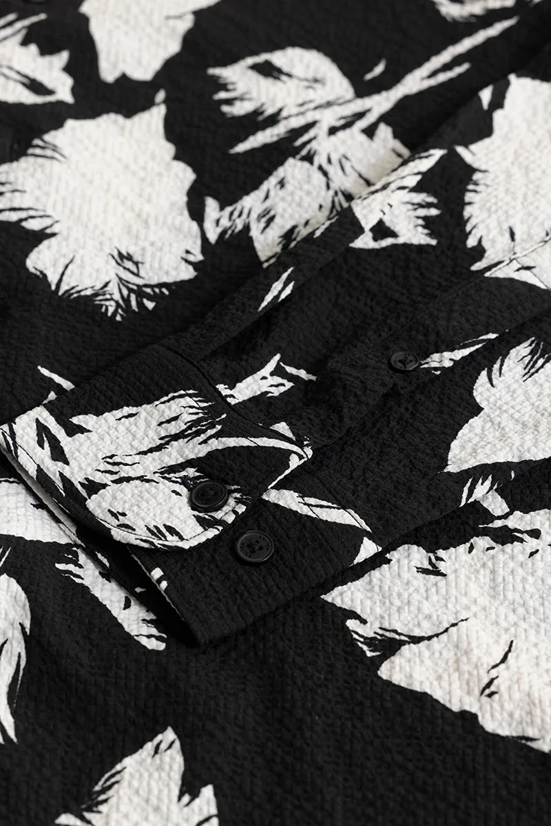 Grandiflora Black Seersucker Shirt