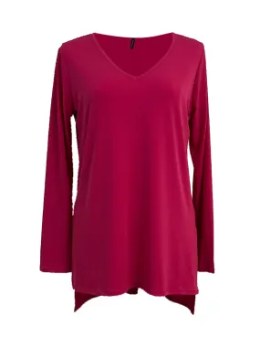 HiLo Tunic · Magenta