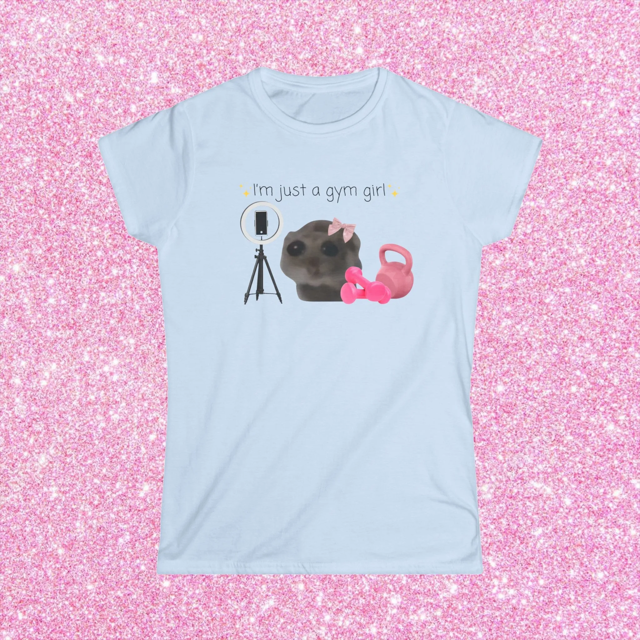 I'M JUST A GYM GIRL- BABY TEE