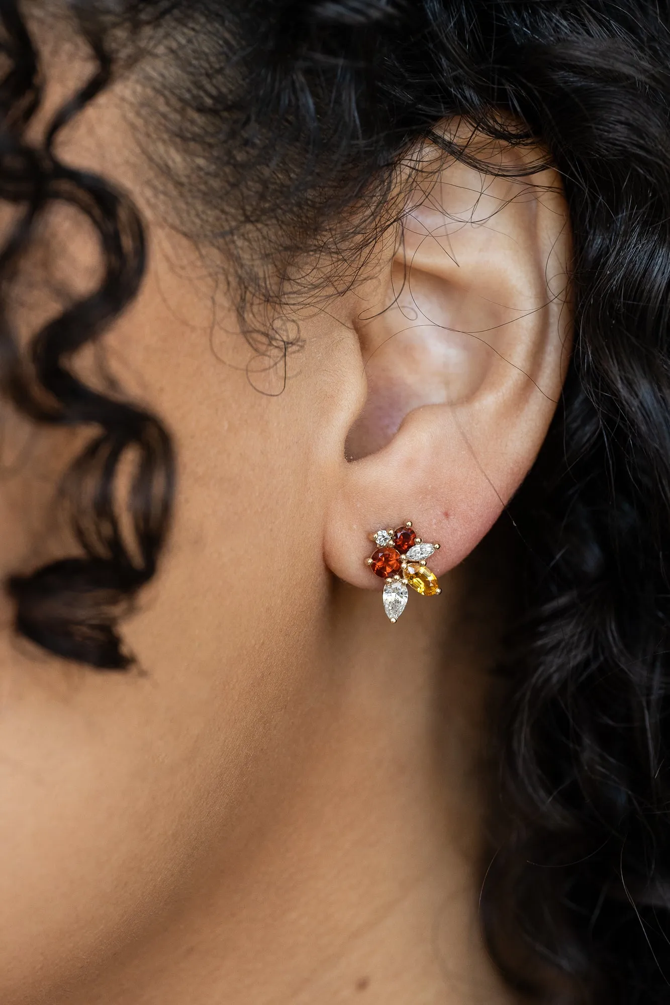 In Bloom Studs in Golden