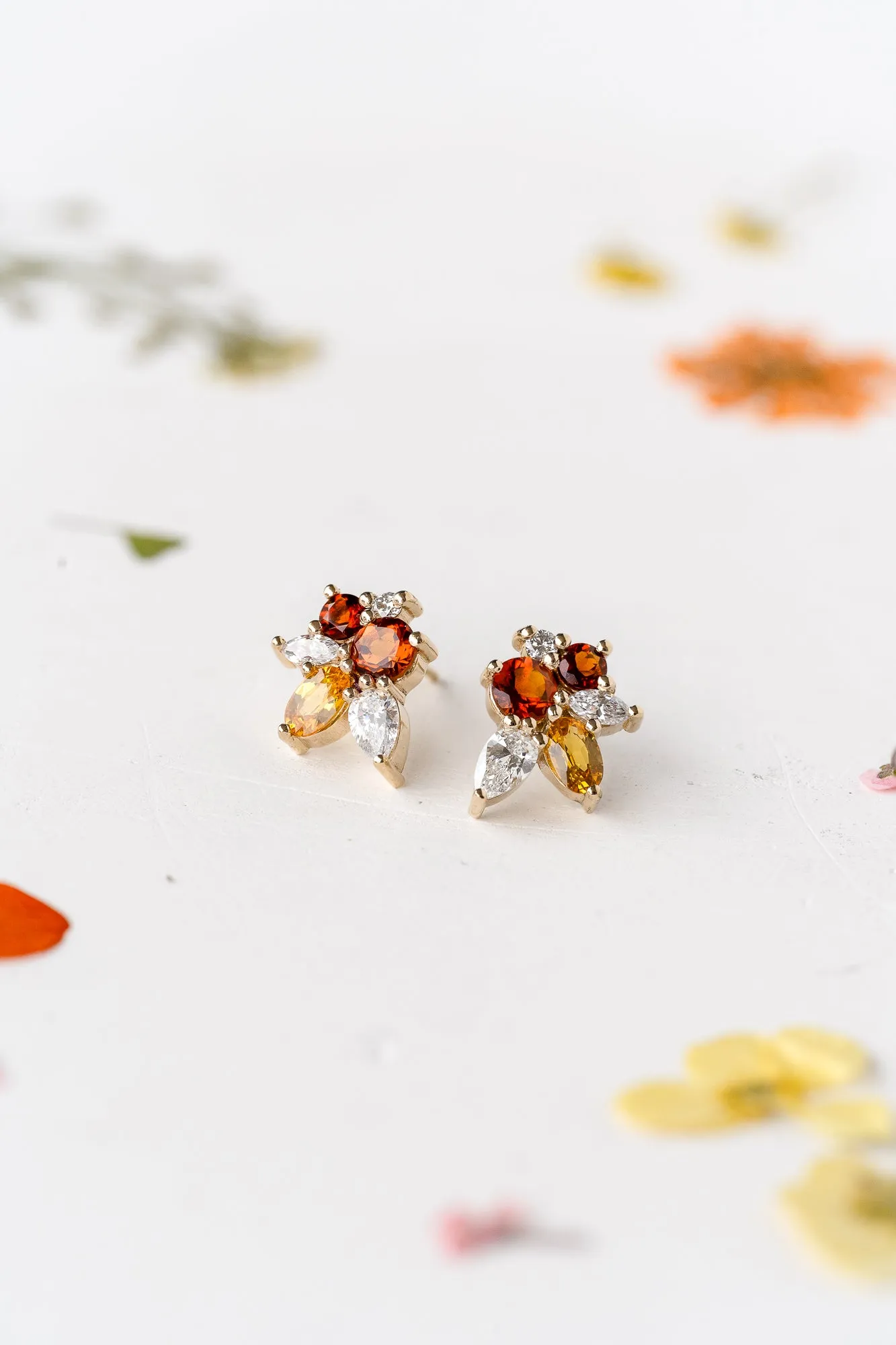 In Bloom Studs in Golden