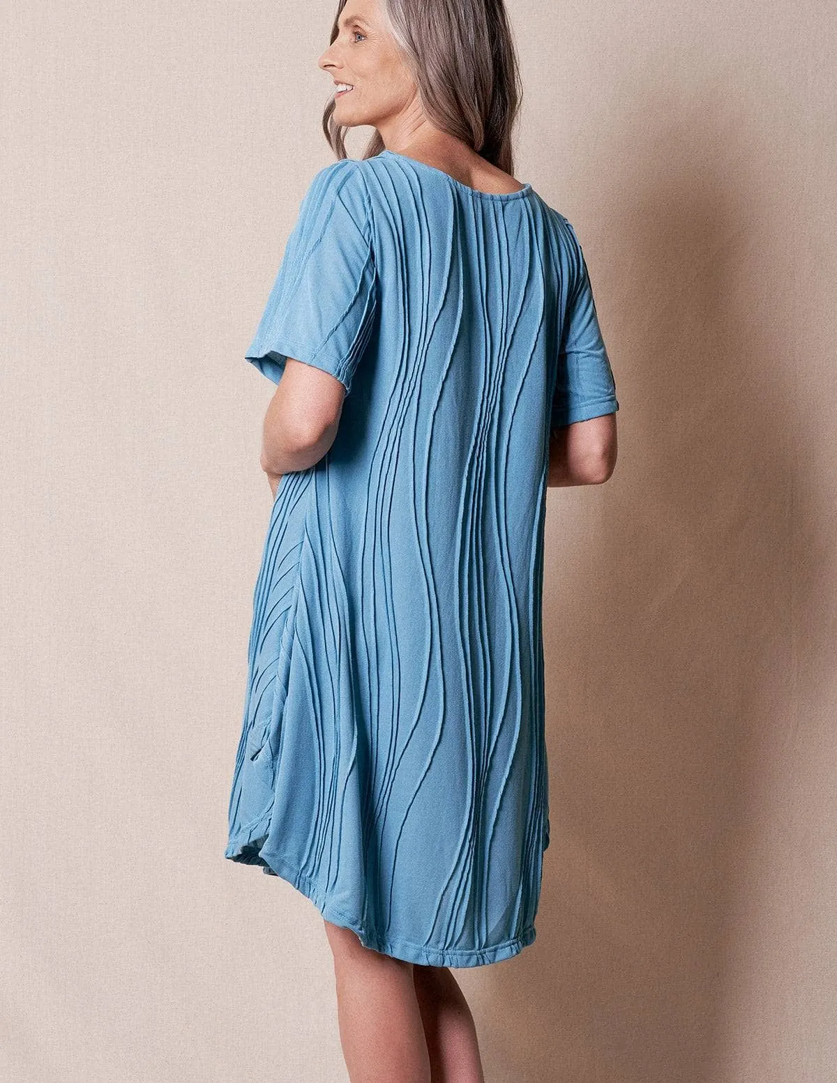 Jaya Short Sleeve Tunic Dress - L/XL Only