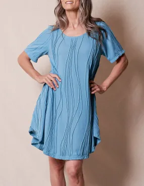 Jaya Short Sleeve Tunic Dress - L/XL Only